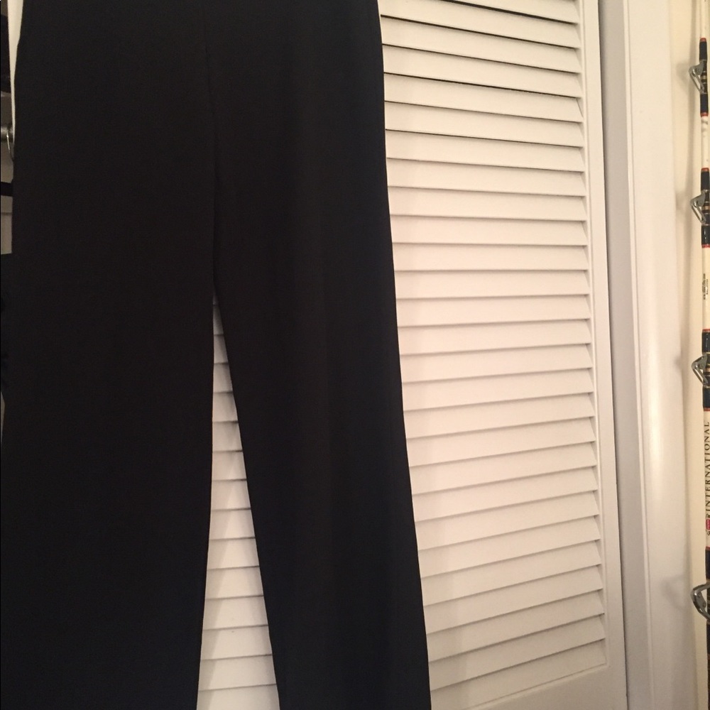Yanni Black Dress Pants Size L. Have been hemmed